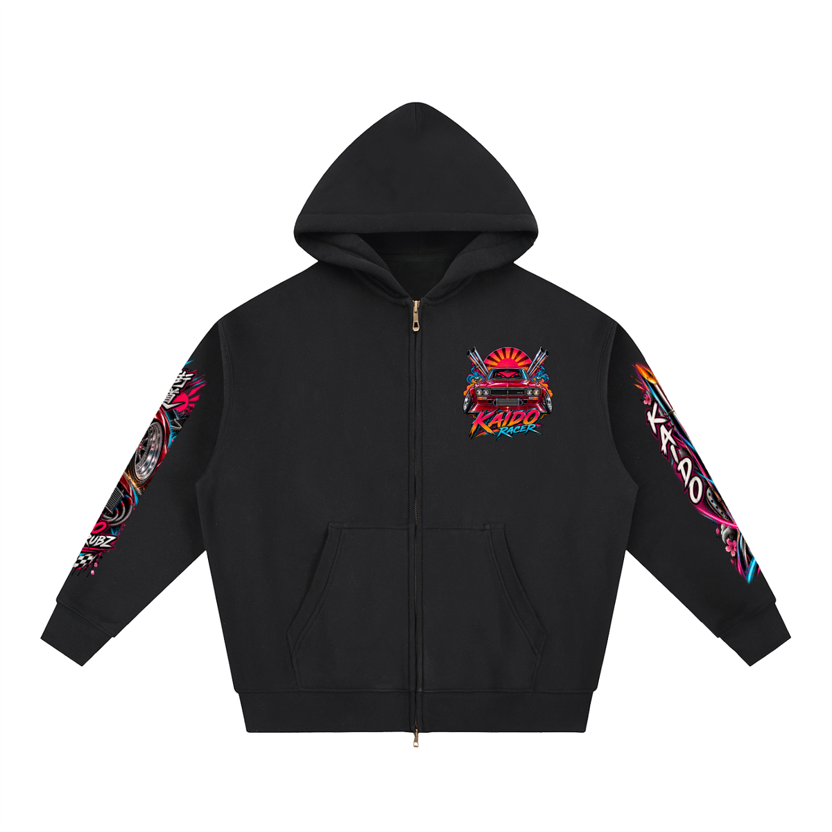 Kaido racer zip up Oversized Hoodie