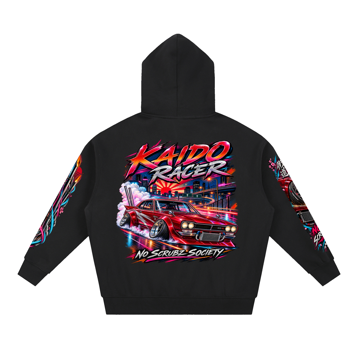 Kaido racer zip up Oversized Hoodie